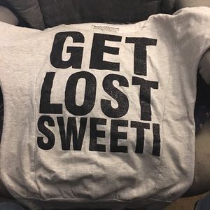 Get lost sweeti gray blouse